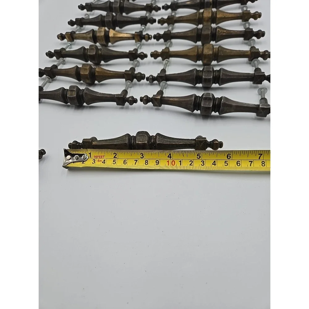 16 Vintage Antique Decorative‎ Cabinet Hutch Buffet Door Pull Handles 4¼